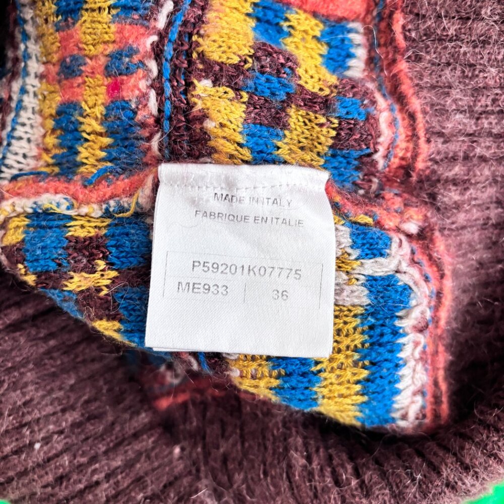 CHANEL Brown Multi Check Cashmere Blend Cardigan - Picture 8 of 9